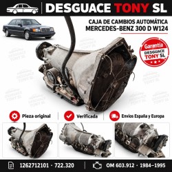 Cambio automatico Mercedes-Benz Classe E (BM w124) 3.0 D 300 OM 603.912 ANNO 1984-1995 Riferimento 1262712101 \722320
